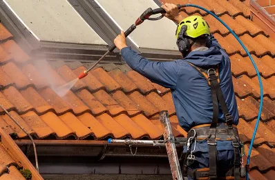 Démoussage et hydrofuge de toiture à Espinchal